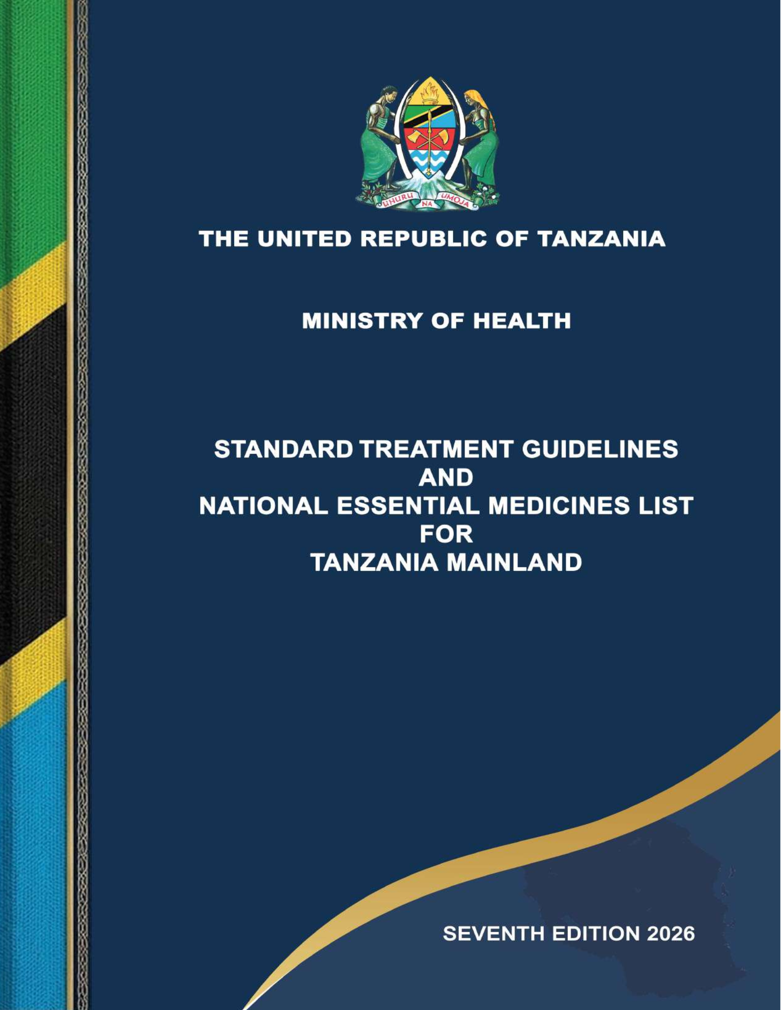 Cover of Tanzania Standard Treatment Guidelines and National Essential Medicines List for Tanzania Mainland, seventh edition 2026