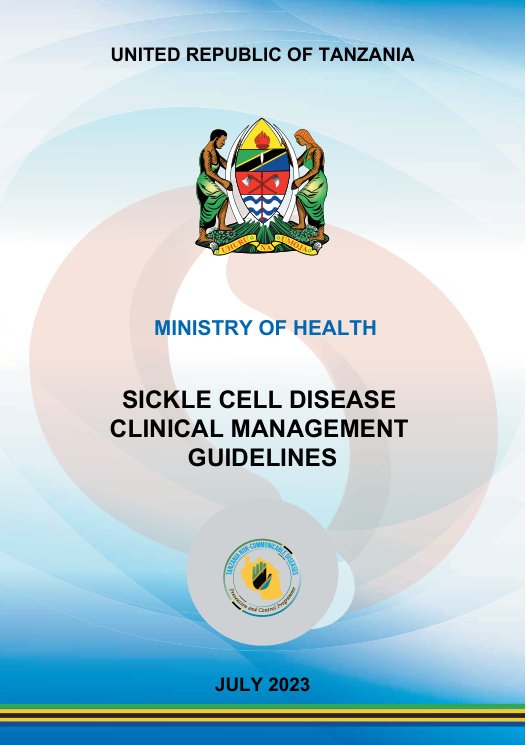 Front page of the Sickle Cell Disease Management Guidelines
